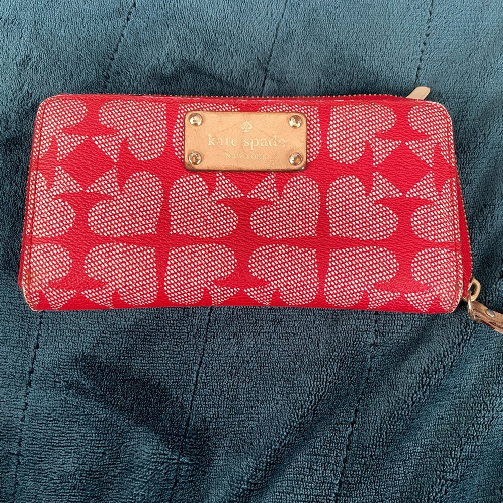 Kate Spade Red Heart Wallet